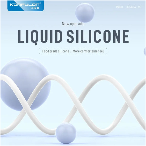 Data kabl KONFULON DC54, 2.4A, USB iPhone Lightning beli 1m - 222950