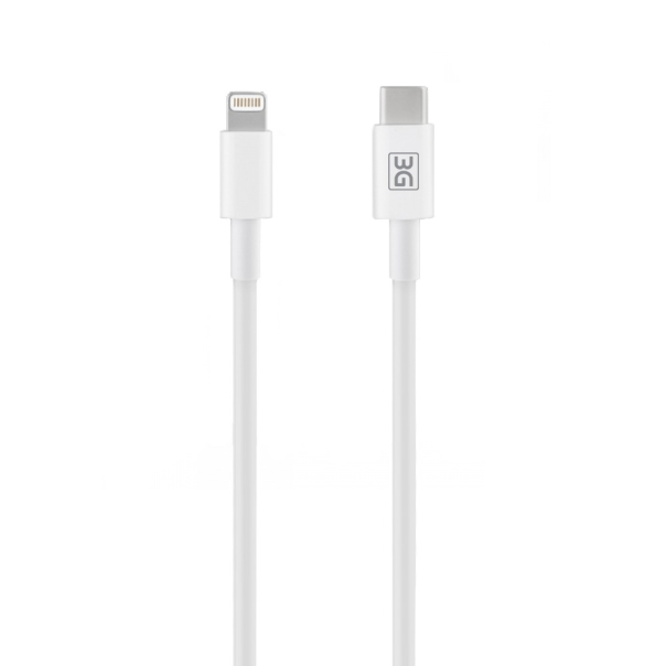 Data kabl L 3G 27W Type C na Lightning beli 1m - 216692-1