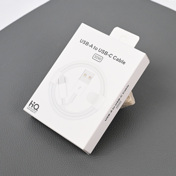 Data kabl L 3G QC, USB na Type C beli 1m - 216689