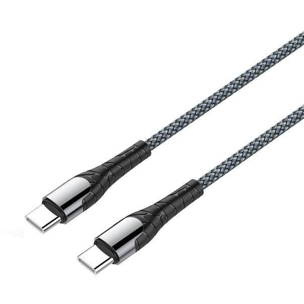 Data kabl LDNIO LC101 65W Type C na Type C sivi 1m - 205277
