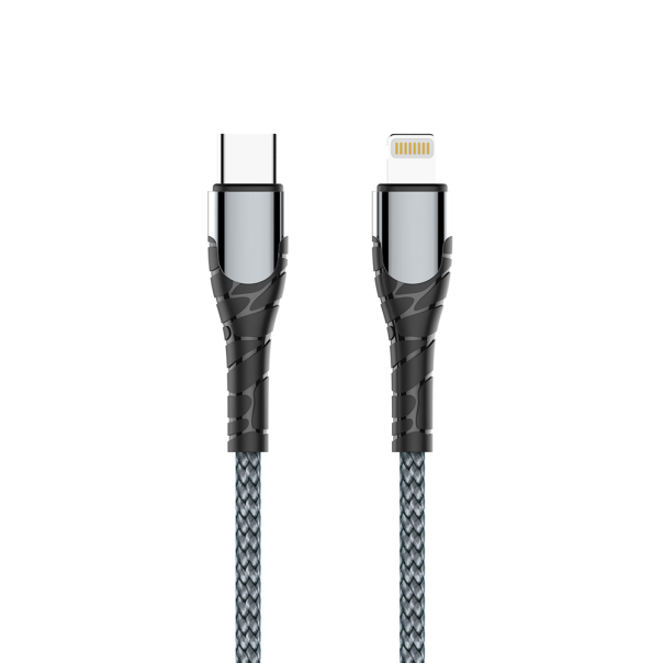 Data kabl LDNIO LC111 PD Type C na iPhone lightning 30W HQ sivi 1m - 96542