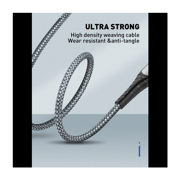 Data kabl LDNIO LC111 PD Type C na iPhone lightning 30W HQ sivi 1m - 96542