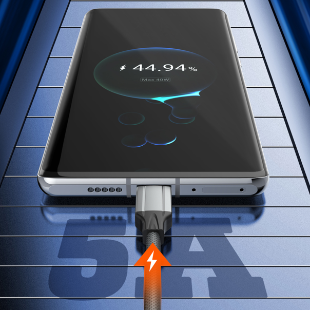 Data kabl LDNIO LC441C 65w, iph15, Type C na Type C sivi 1m - 218214