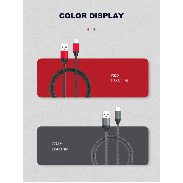 Data kabl LDNIO LS432 Type C crni 2m - 96540-1