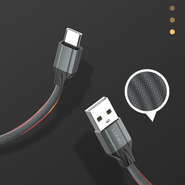 Data kabl LDNIO LS441 micro USB sivi 1m - 86822