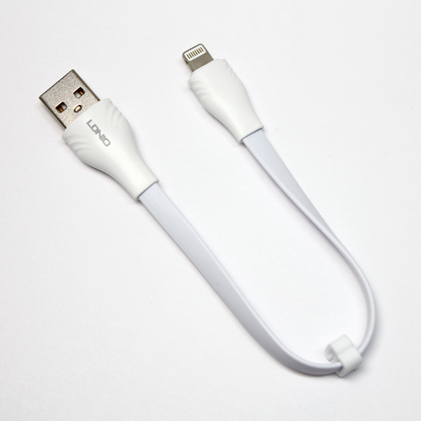 Data kabl LDNIO LS550 2.4A iPhone lightning 0.2m beli - 99407-1