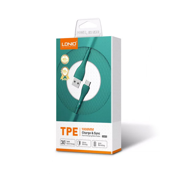 Data kabl LDNIO LS671 30W micro USB sivi 1m - 204564