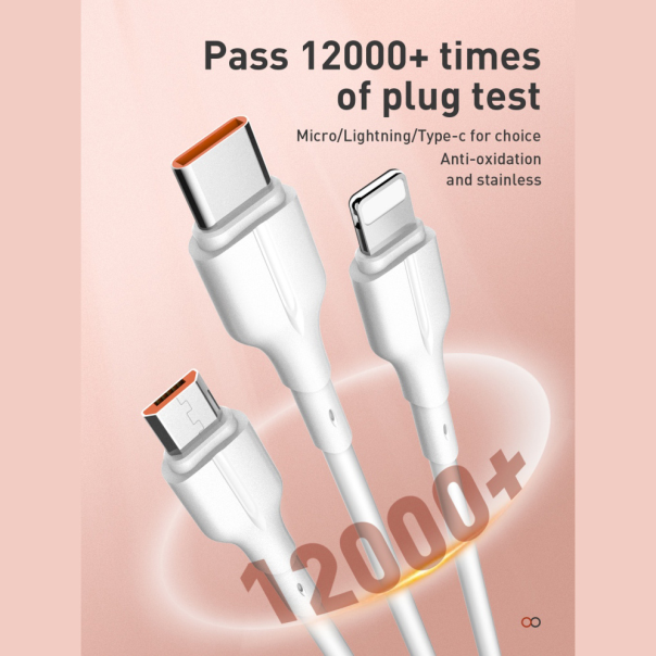 Data kabl LDNIO LS841 25W Fast iPhone lightning beli 1m - 209974-1