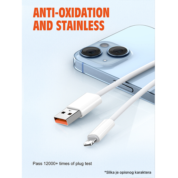 Data kabl LDNIO LS892 25W Fast micro USB 2m beli - 209473