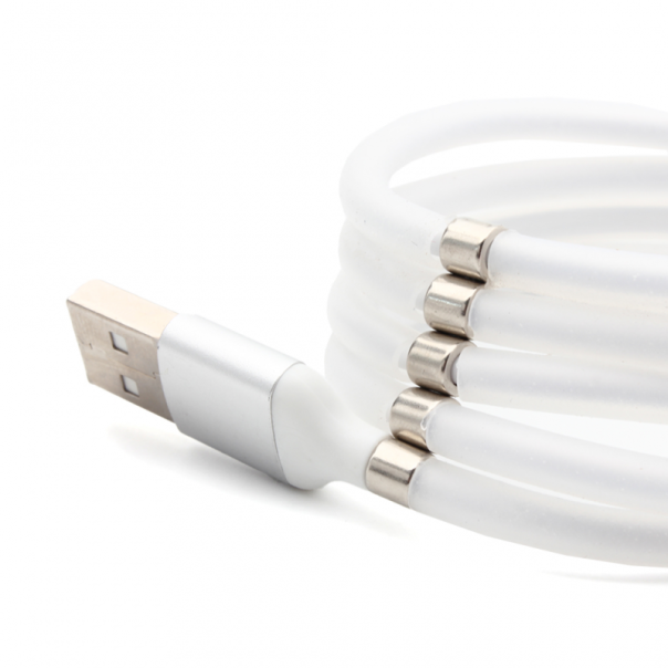 Data kabl magnet micro USB beli - 83238