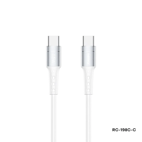 Data kabl REMAX Chaining Series II PD 65W Fast Charging RC-198 Type C na Type C beli - 210765