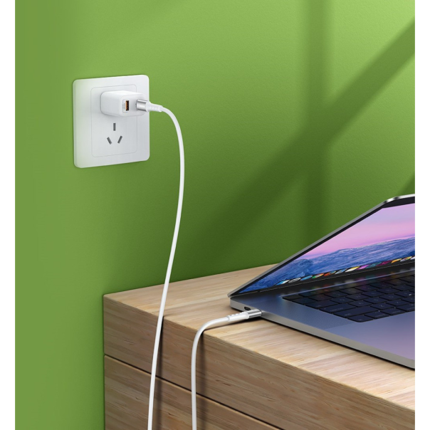 Data kabl REMAX Chaining Series II PD 65W Fast Charging RC-198 Type C na Type C beli - 210765-1