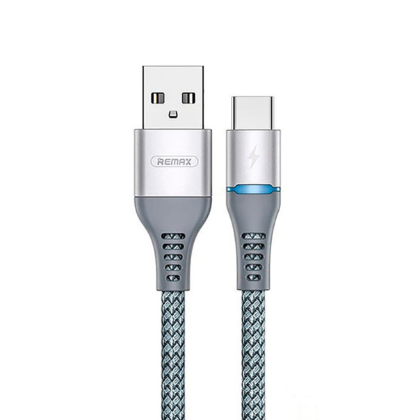 Data kabl REMAX Colorful RC-152a Type C sivi 1m - 200908