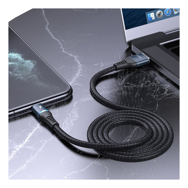 Data kabl REMAX Colorful RC-152i za iPhone lightning crni 1m - 83283