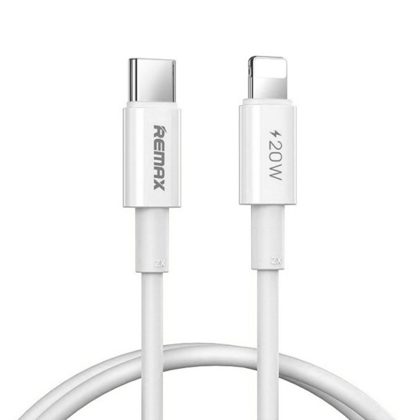 Data kabl REMAX Dofon Series 20W PD Fast Charging  1M  RC-C026 Type C na iPhone lightning beli - 210763-1