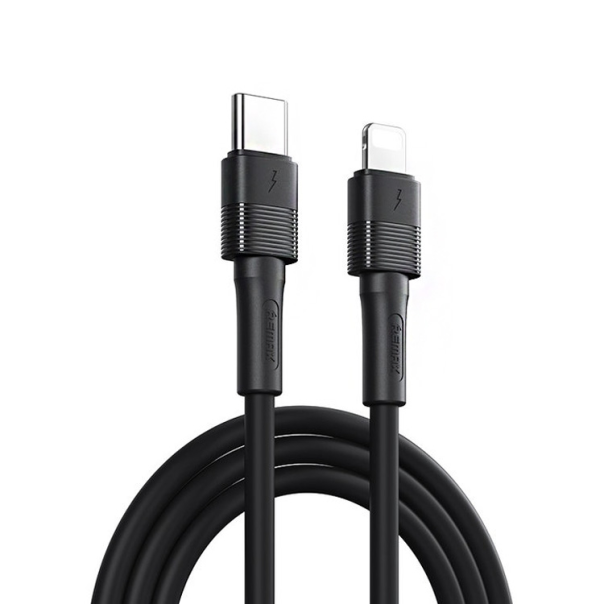Data kabl REMAX Leya Series PD 20W Fast Charging RC-C056 Type C na iPhone lightning crni - 213400-1-1