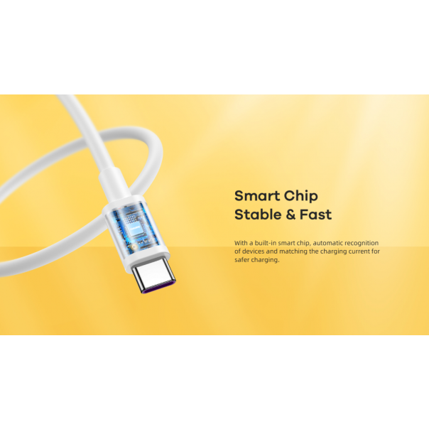 Data kabl REMAX RC-191 Fast Charging PD 65W Type C na Type C beli - 99873