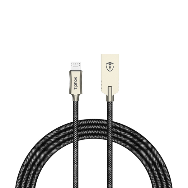 Data kabl T-phox T-L809 Zinc Holly micro USB zlatni 1m - 61444