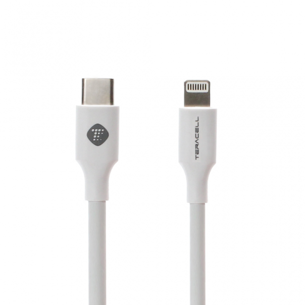 Data kabl Teracell Plus 27W Type C za iPhone 11/12/13 lightning beli 1m - 94719-1