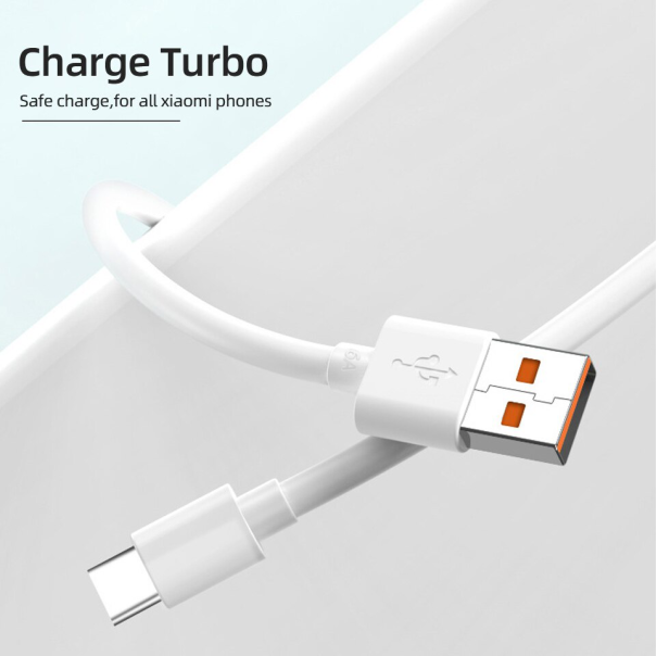 XIAOMI Kabl USB Tip A na Tip C Mi 6A, bela - 6934177784262