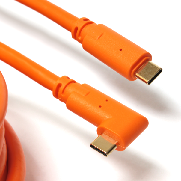 Data kabl za SLR camere fast Data Transfer Type c na Type c narandzasti 8m - 210022-1
