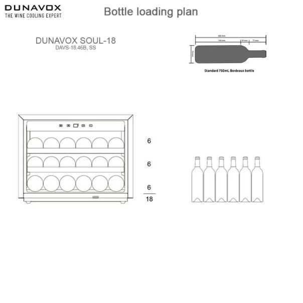 DUNAVOX DXJ-24.51B vinska vitrina - v11678