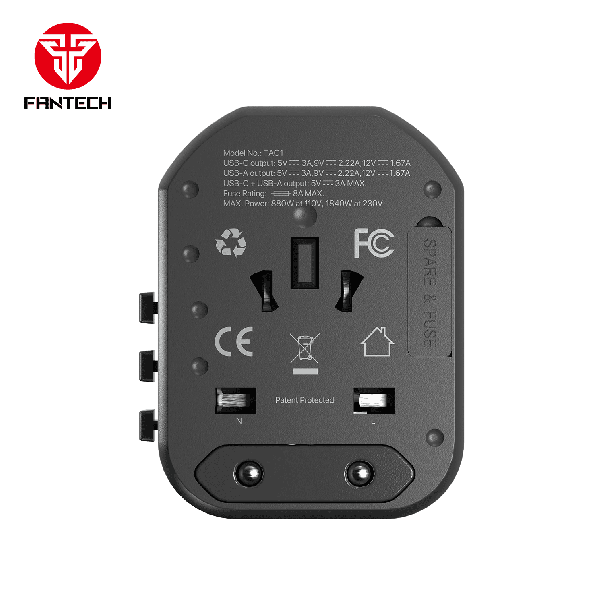 FANTECH Univerzalni Putni Multi Adapter TAC1 Power Cube - 213470