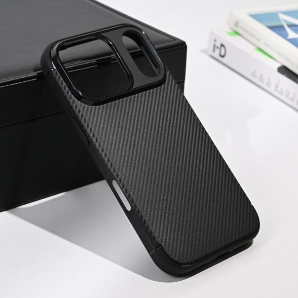 Maska za iPhone 17 Pro 6.3 crna Defender Carbon - 223499