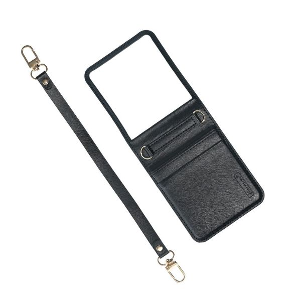 HANMAN Maska za Samsung F776B Galaxy Z Flip 8 crna Canvas ORG - EP3186646