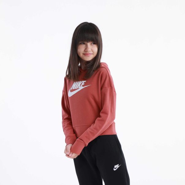 NIKE Duks sa kapuljačom g nsw club ft crop hoodie hbr gg - DC7210-691