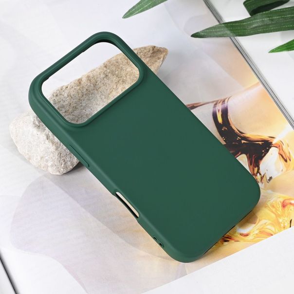 Maska za iPhone 17 Pro 6.3 tamno zelena Teracell Soft Velvet - 223008