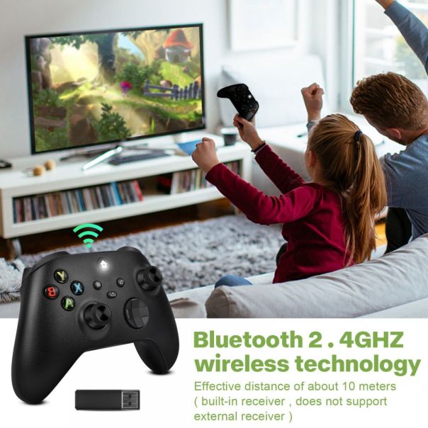 Joypad WIFI kontroler za XBOX One, XBOX X series, PC Windows, PS 3 crni - 213997
