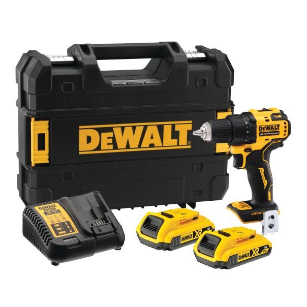 DeWALT Aku bušilica odvijač 18V 2 x 2,0 Ah DCD708D2T, Brushless u koferu - DCD708D2T