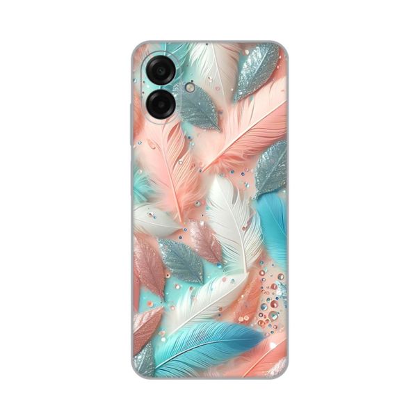Maska za Samsung A075F Galaxy A07 Pastel Feathers Silikonska Print - 8020957