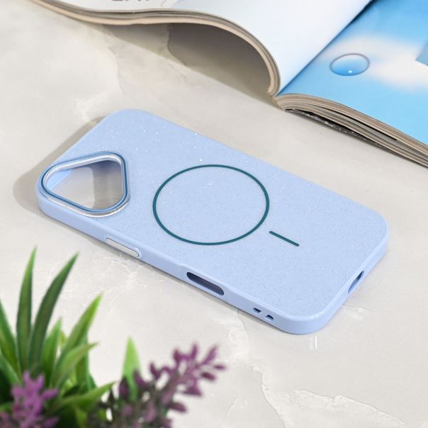 Maska za iPhone 17 6.3 Magsafe Sparkle Dust plava - 222927