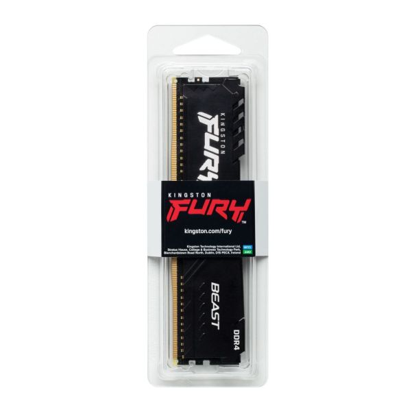KINGSTON RAM DDR4 16GB 3600MHz Fury Beast Black KF436C18BB/16 - MEM02051