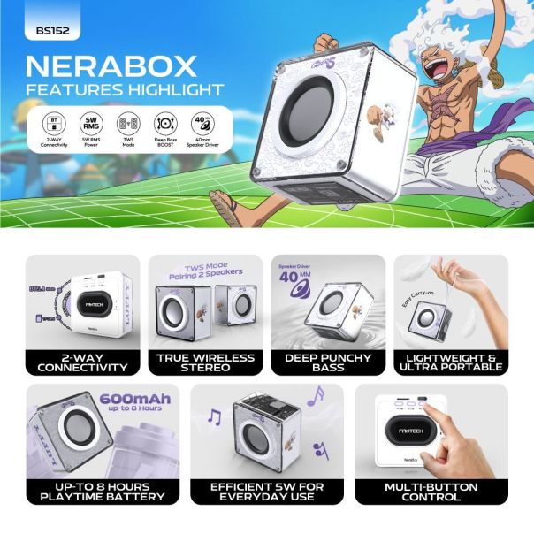 Fantech Wireless zvucnik BS152 OP NeraBox ONE PIECE GEAR5 - EP3169530
