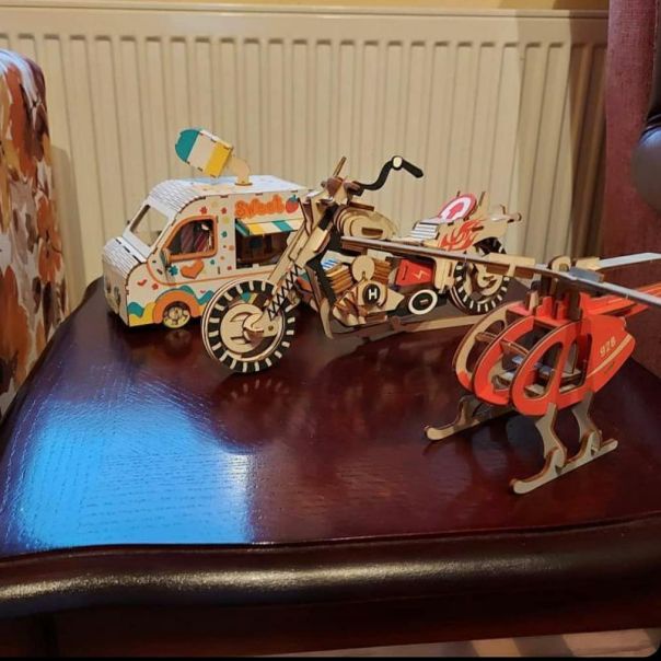 3d drvena slagalica - SLADOLEDŽIJIN AUTOMOBIL - 53