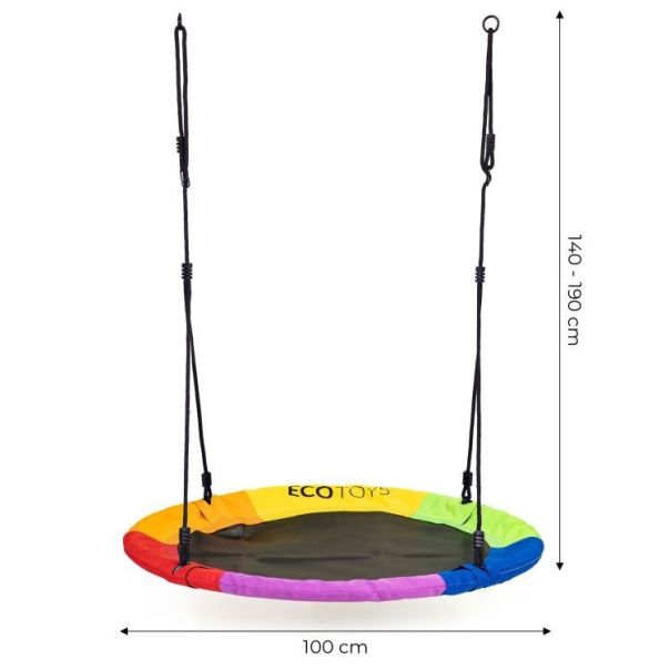 ECO TOYS Dečija baštenska ljuljaška multicolor ecotoys - EP2687990