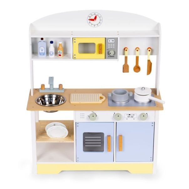 ECO TOYS Dečija kuhinja – rerna, mašina za pranje veša, mikrotalasna i 12 dodataka – ecotoys - EP2749286