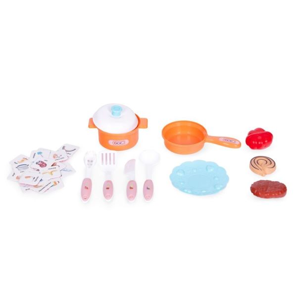 ECO TOYS Dečija kuhinja sa 10 dodataka - 65T-1