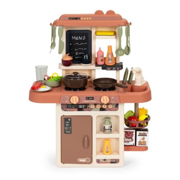 ECO TOYS Kuhinja za decu sa 42 elementa, braon - HC483304