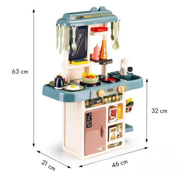 ECO TOYS Dečija kuhinja sa vodom, svetlosnim i zvučnim efetima - HC483303