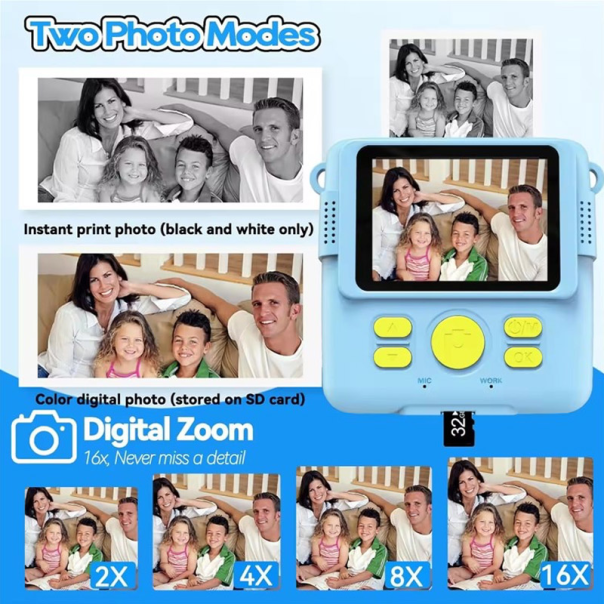 Deciji fotoaparat sa 16x ZOOM 32GB roze - 617102