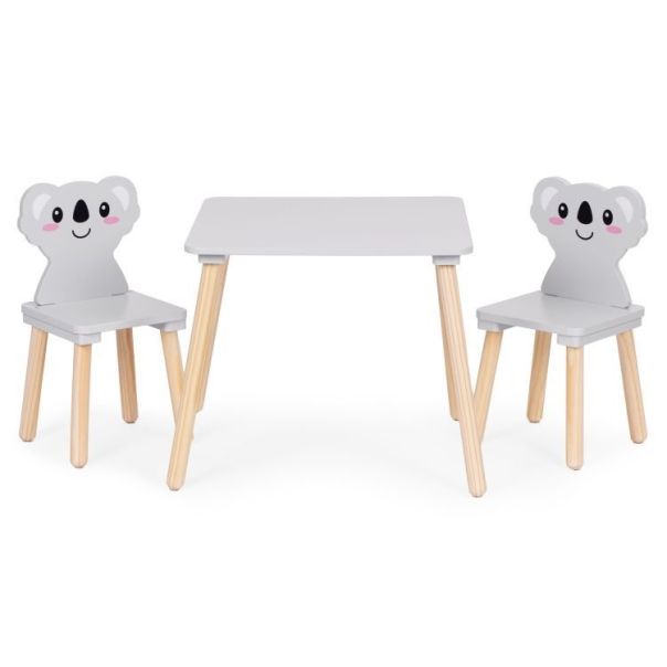 ECO TOYS Dečiji set nameštaja koala – sto + 2 stolice , ecotoys - EP2751982