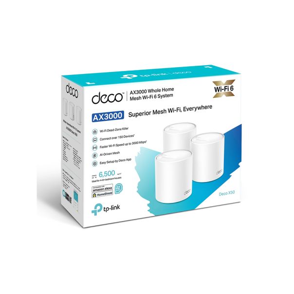 TP LINK Mrežni sistem TP-LINK Deco X50(3-pack) - DECO X50(3-PACK)