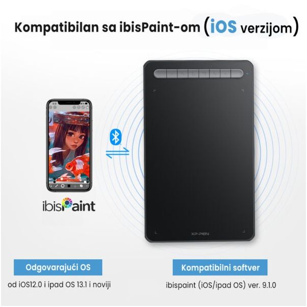 XP-Pen Deco MW - IT850B_BK