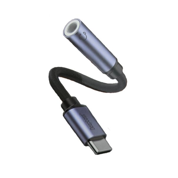 DEEP BASS Adapter AC-325 Type C na 3,5mm jack, crna - 1280142