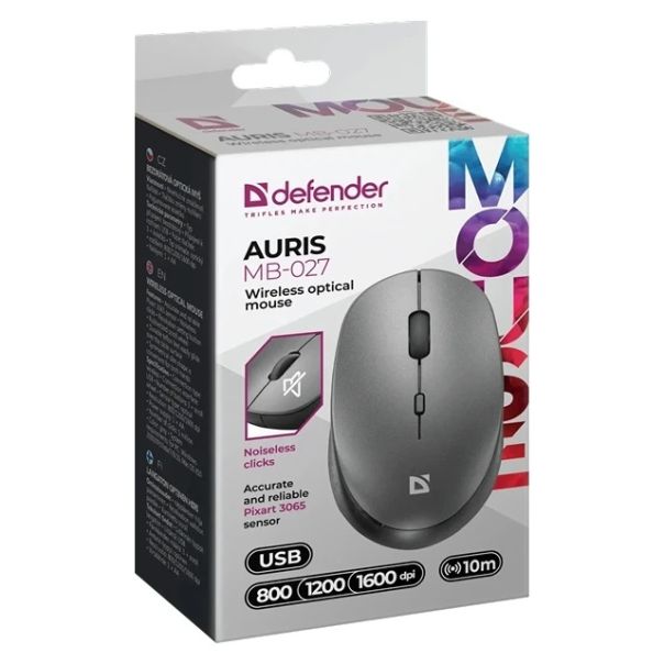 Bežični miš Defender Auris MB-027 crni - EP2621591
