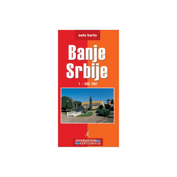 Banje Srbije - auto karta - 9788677223434